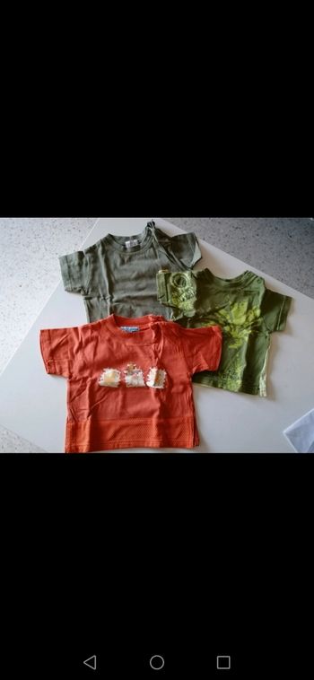 Lot de 3 t-shirts 6 mois