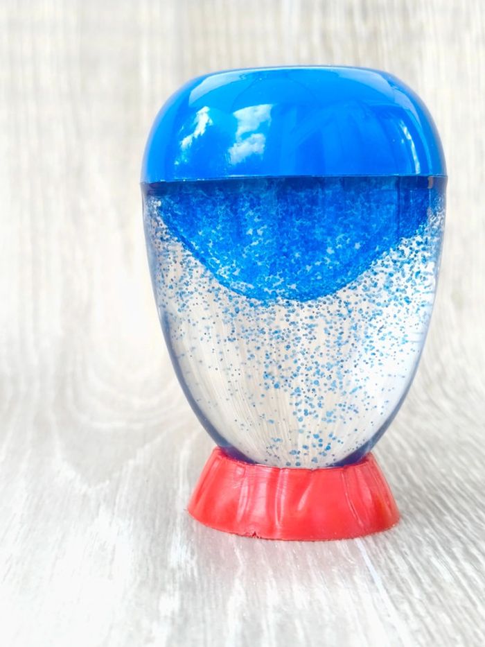 Sablier volcan bleu - photo numéro 6