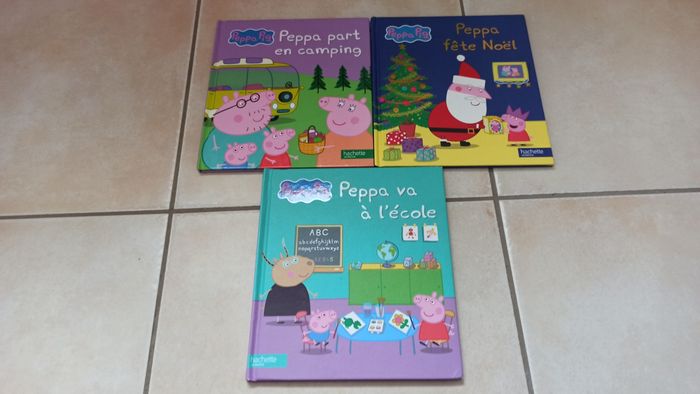 Lot 3 livres Peppa pig