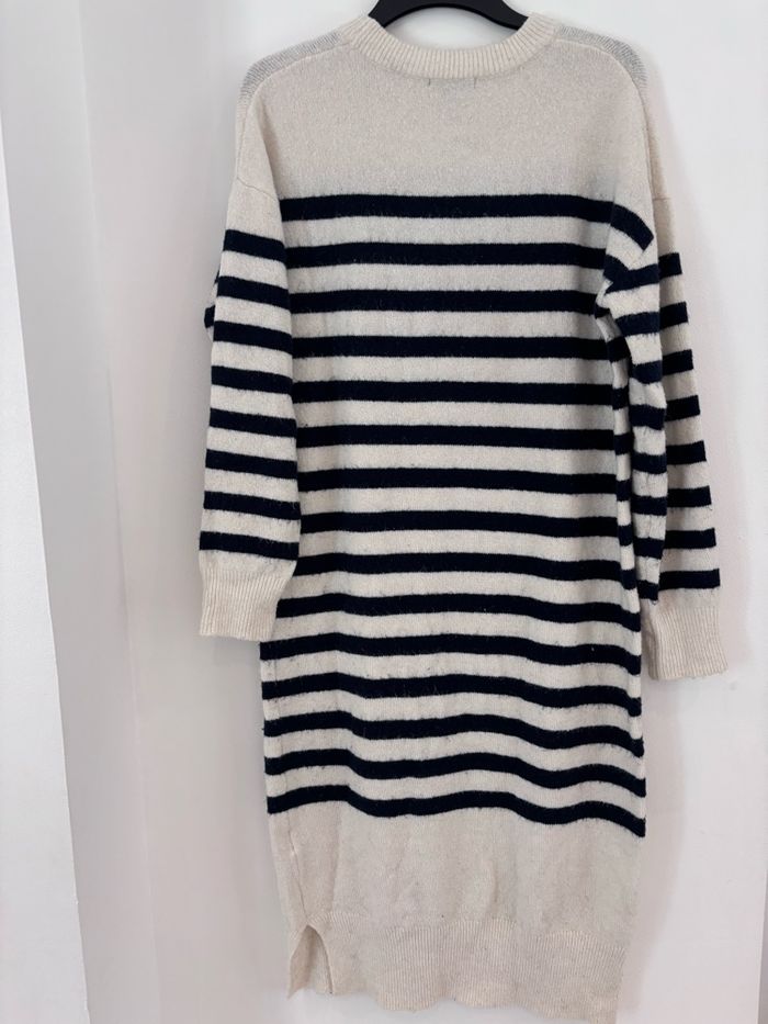 Robe pull longue marinière Kiabi taille M - photo numéro 3