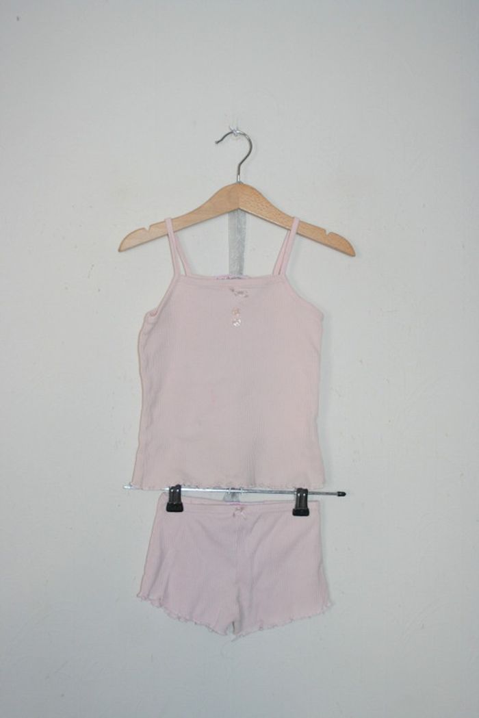 Pyjashort rose clair Rose Guimauve 4/5 ans
