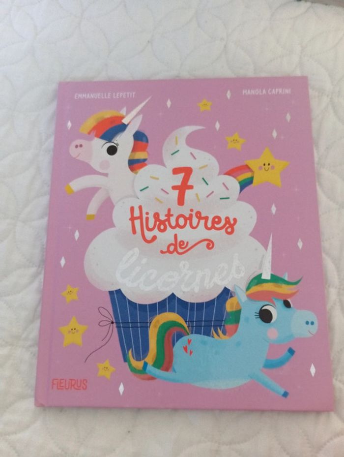 Livre 7 histoires de licorne