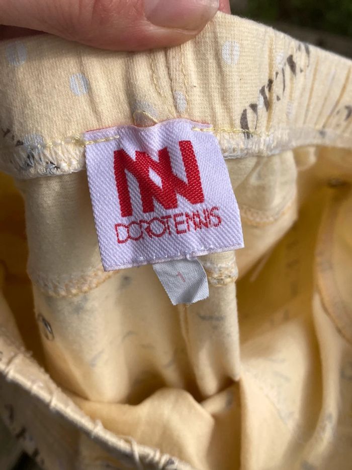 Legging court/pantacourt vintage Dorotennis cacao, taille 1 (36) - photo numéro 4
