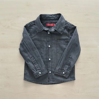 Chemise grise garçon 2 ans