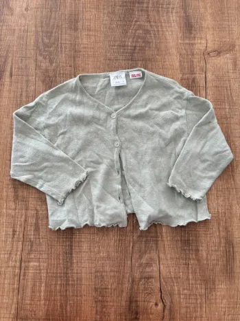 Gilet vert d’eau Zara