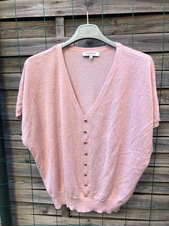 Pull col v morgan - photo numéro 3