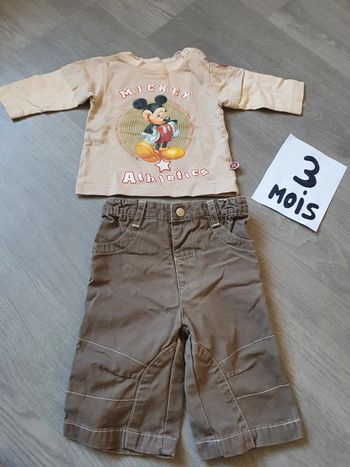 Ensemble maillot pantalon 3mois