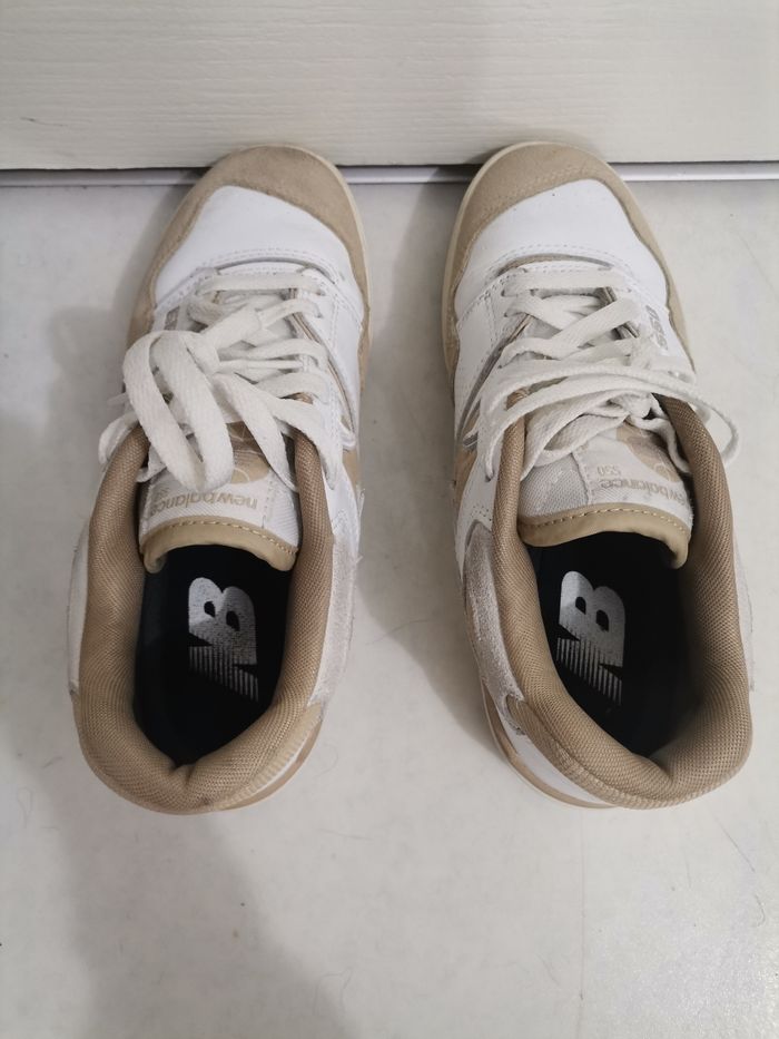 New Balance 550 beige et blanc – Pointure 38,5 - photo numéro 4