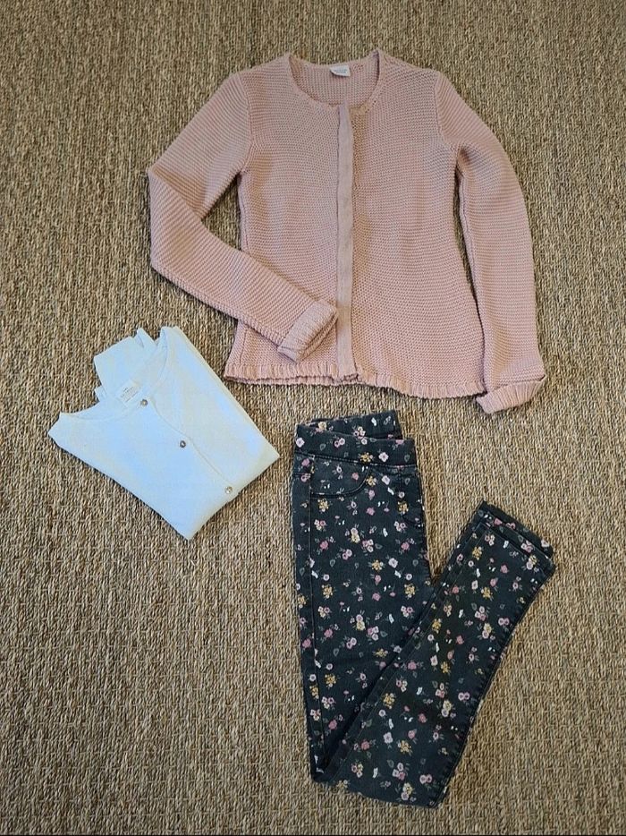 Tenue jegging et gilet 12 ans