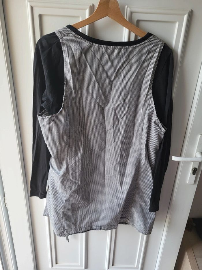 Haut noir et blanc - photo numéro 2