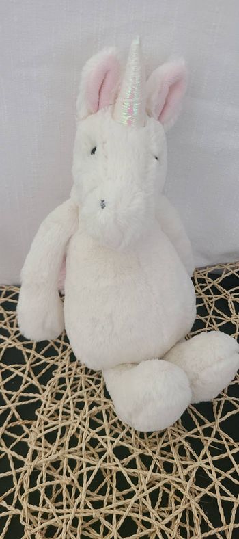 Peluche licorne 31cm Bashful Original Jellycat JELLYCAT