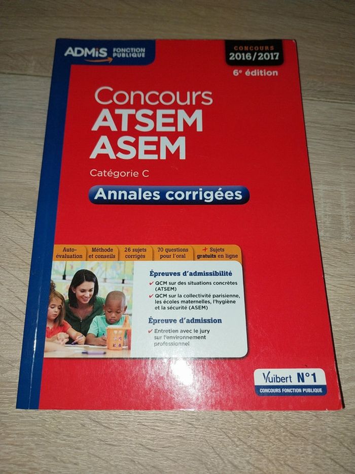 Livre : concours atsem asem 2016 2017