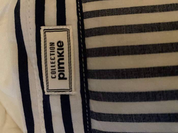 Chemise à rayures blanc/marine T36 Pimkie - photo numéro 8