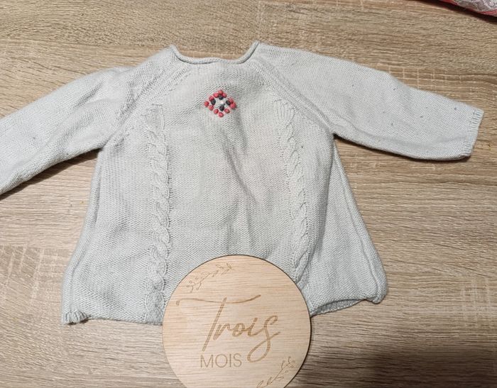 Gilet 3 mois fille DPAM - photo numéro 3