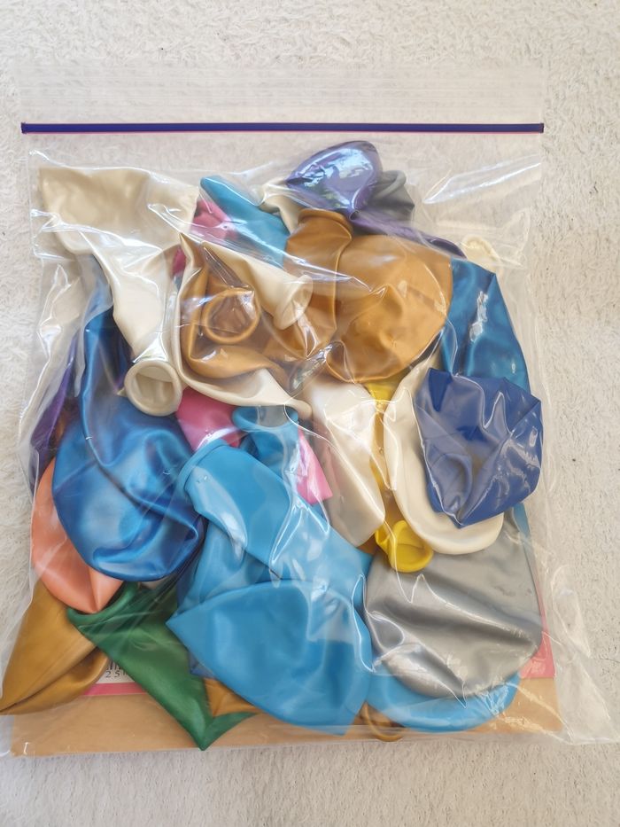 Lot de 30 ballons métalliques à gonfler neuf - photo numéro 4