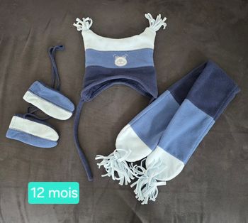 Lot bonnet garçon 12mois