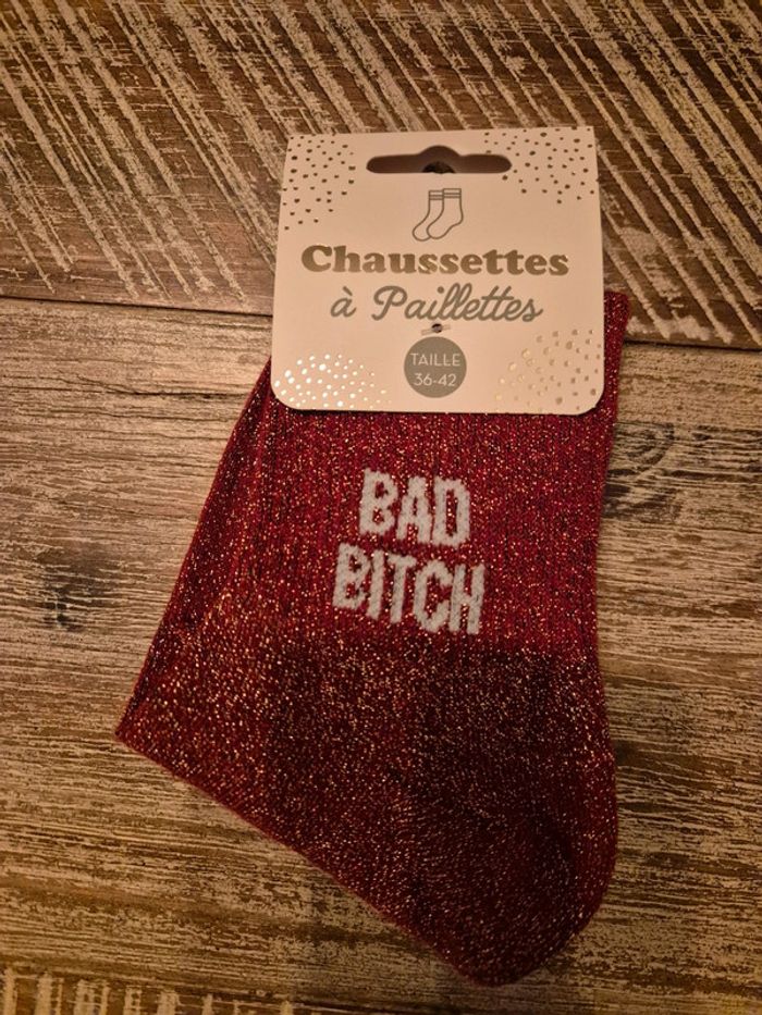 Chaussettes à paillettes