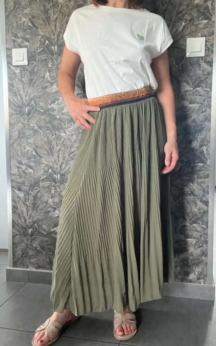 Jupe Longue Femme Kaki