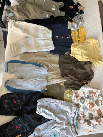 Lot Vêtements Bébé Garçon 6 mois - Pantalons, Hauts, salopette