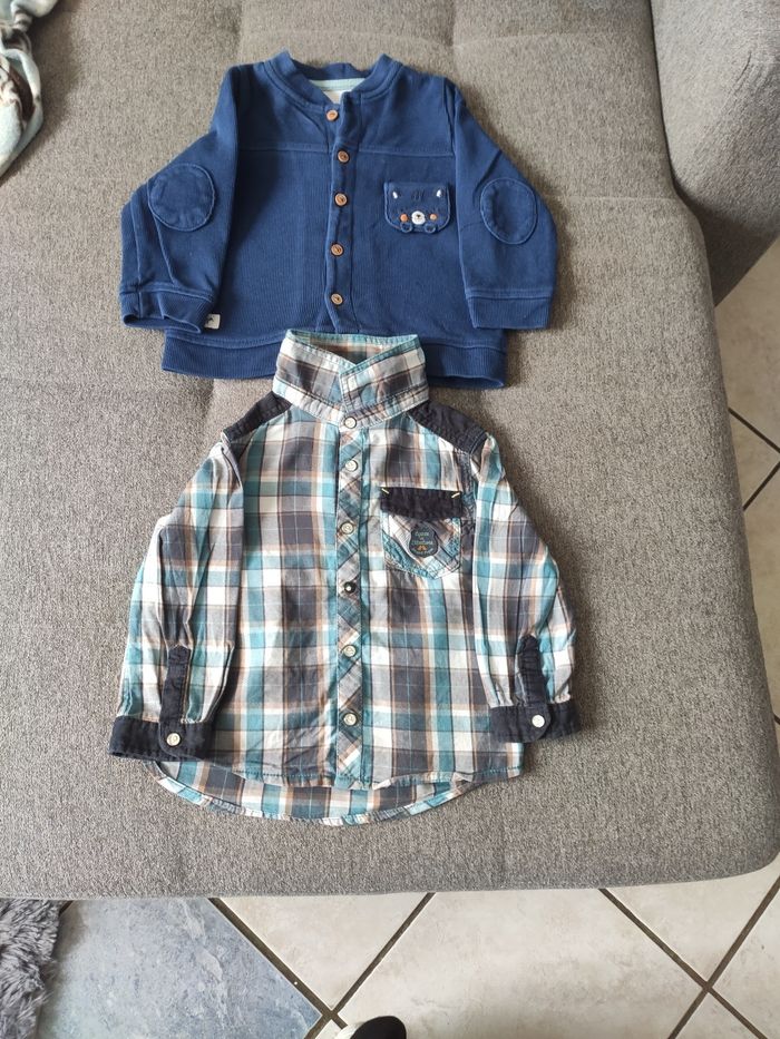 Veste + chemise sergent major 18 mois