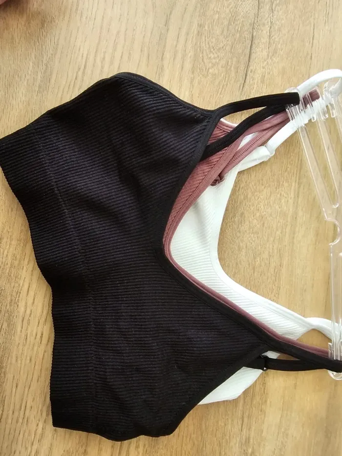 Lot de 3 brassière caraco xxs femme lingerie - photo numéro 2