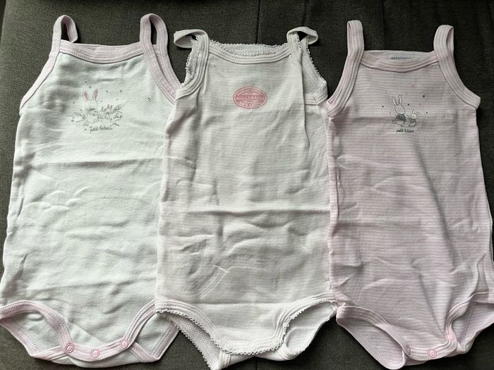 Bodys fines bretelles 6 mois