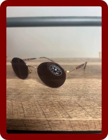 Lunette de soleil Gucci verre rond taille unique