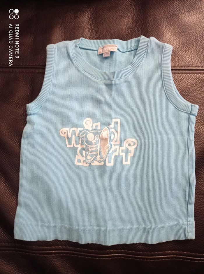 Débardeurs été garçon, Kimbaloo, taille 2 ans - photo numéro 3