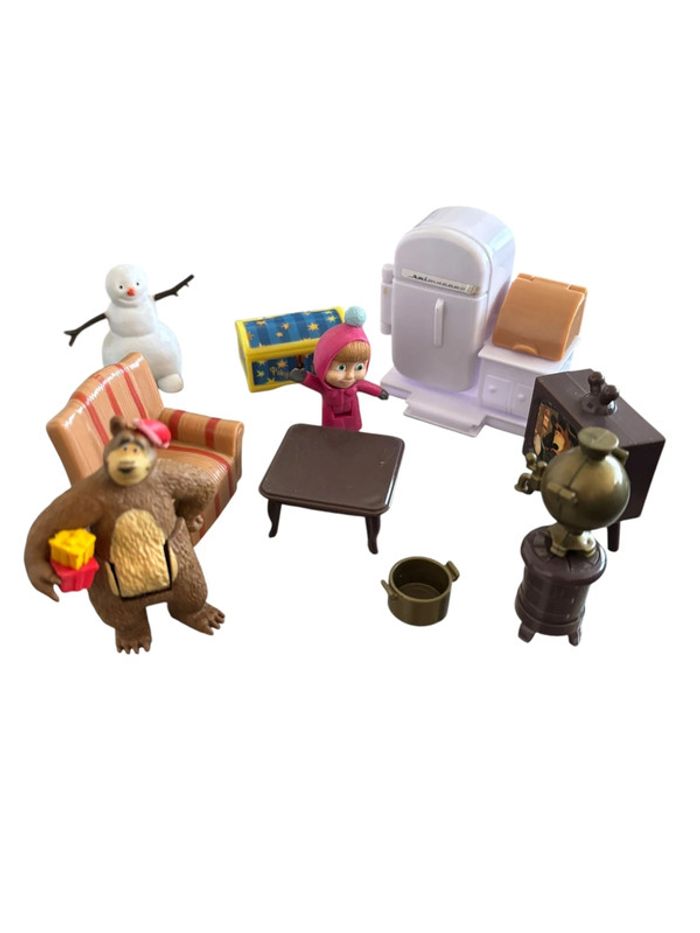 Figurines et accessoires Masha et Michka