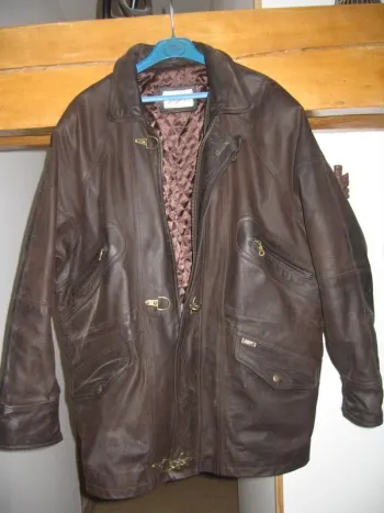 Manteau Cuir Homme