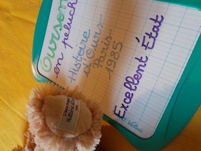 Ourson 🧸en Peluche comme neuf Histoire d'ours Paris - photo numéro 3