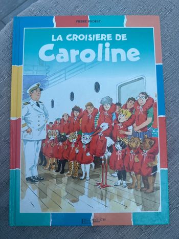 Livre rare collection damiers couleurs album bd Caroline La croisière de