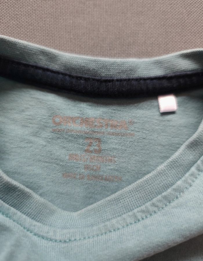 T-shirt manches longues bleu - photo numéro 6