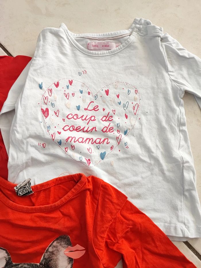 Lot t-shirts 24 mois - photo numéro 4