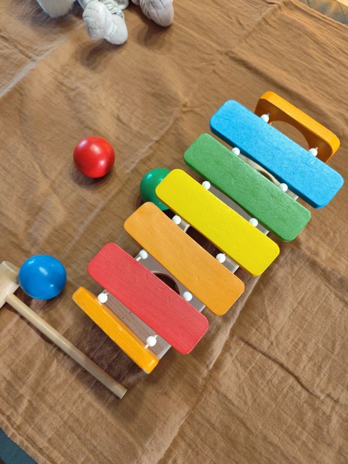 Jouet d'éveil tape tape marteau xylophone - photo numéro 3