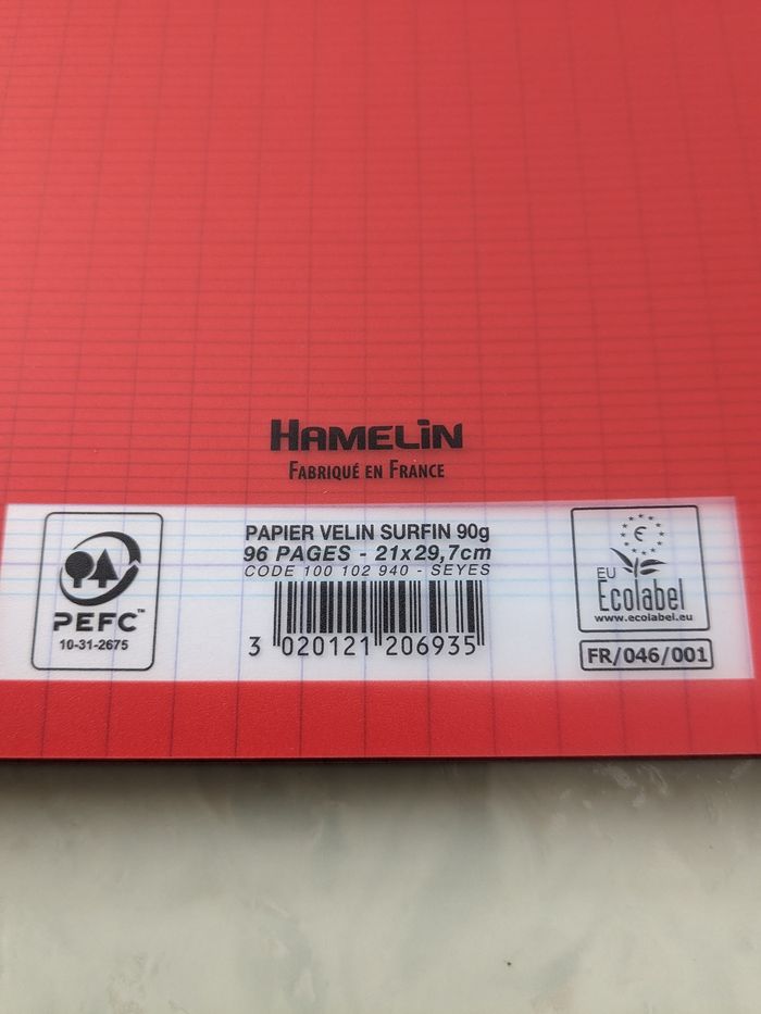 2 Lot de 10 cahiers Conquérant, 96 pages. Taille 21 x 29,7 cm - photo numéro 8