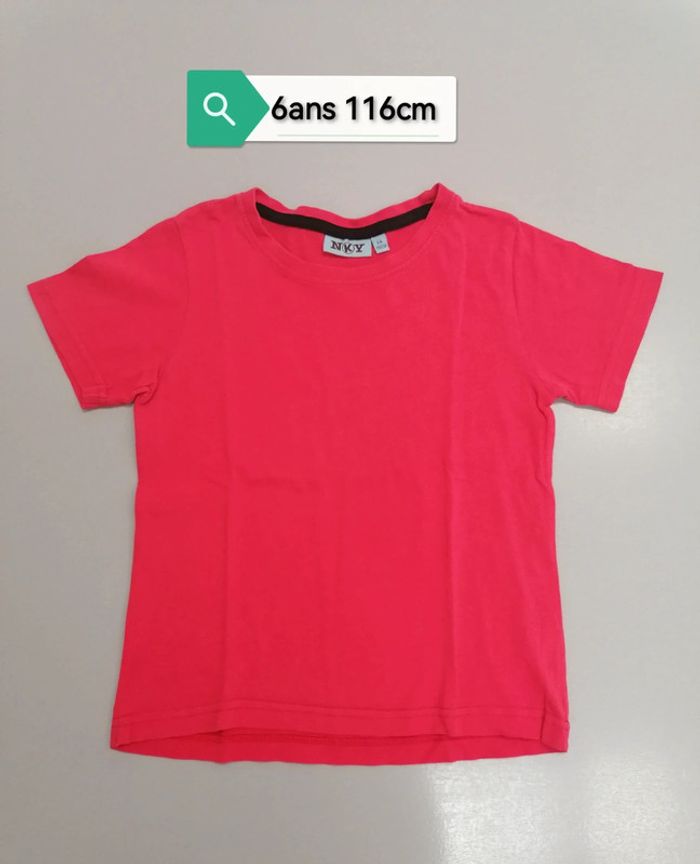 Tee-shirt rouge 6ans
