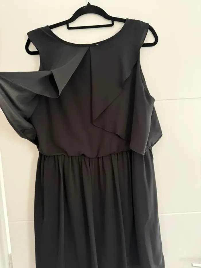 Robe tunique neuf Kleid dress Vestido Vestito jurk jumpsuit femme volant mujer donna woman élastique - photo numéro 4