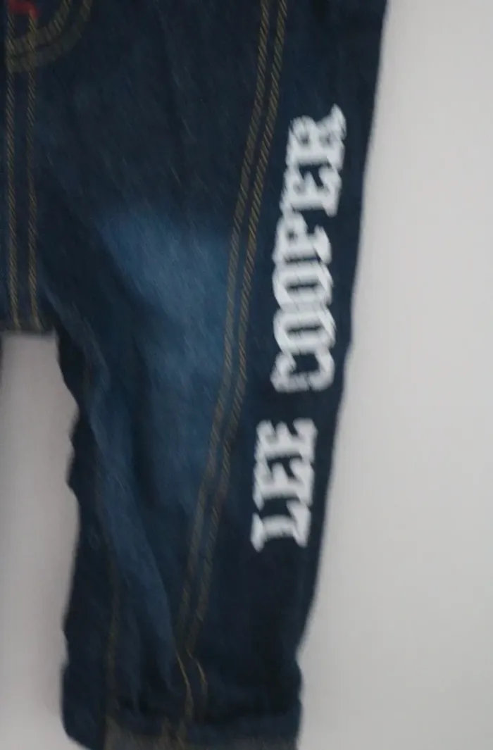 Ensemble haut/salopette Lee Cooper et gilet Jacadi 6 mois - photo numéro 4