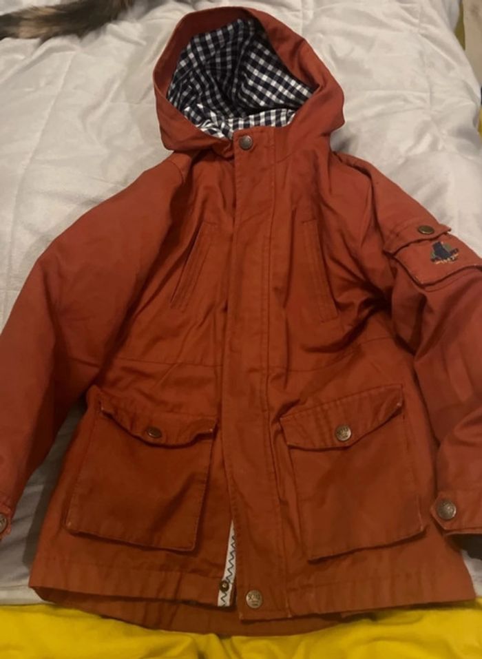 Manteau à capuche demi saison 3 en 1 garçon 7 ans sergent major