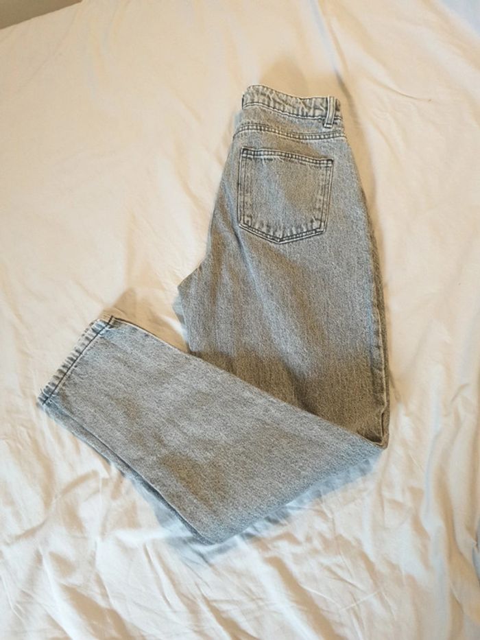 Jean mom noir neige taille 36 - photo numéro 3