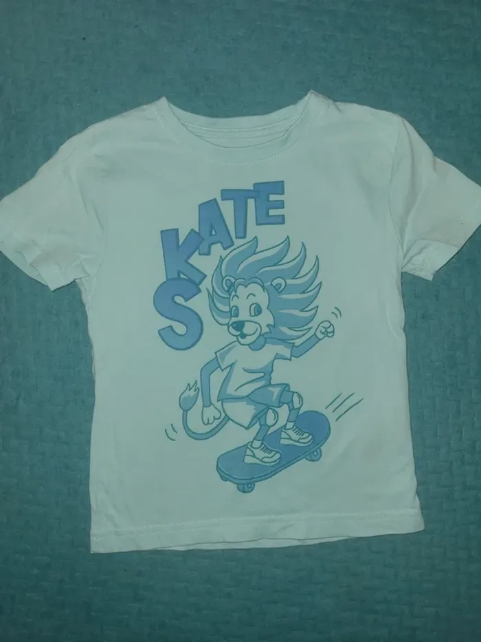 T-shirt garçon turquoise 4 ans