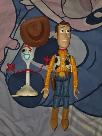 Figurine interactive Woody et fourchette