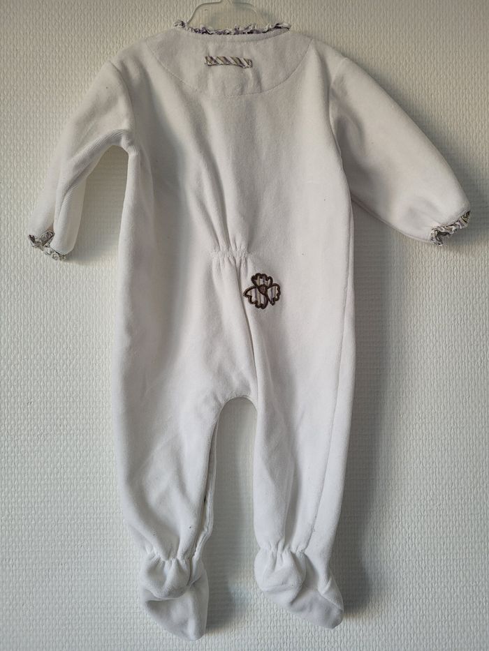 Pyjama velours Noukie's 6 mois TBE - photo numéro 4