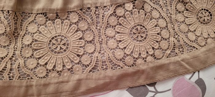 Jupe doublée Camaïeu taupe - photo numéro 2