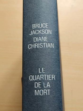 Livre le quartier de la mort