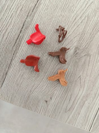 Lot selles et filet cheval playmobil