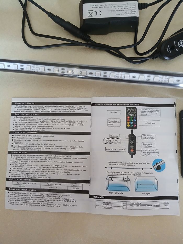 Lampe Led 73 cm pour aquarium - photo numéro 4