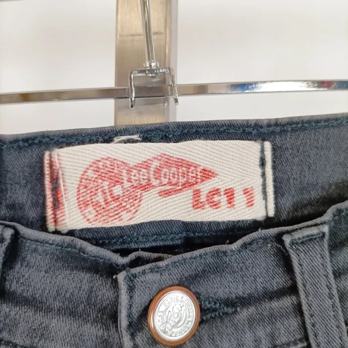 Jean slim gris Lee Cooper LC11 - Taille 40 - Taille haute - Coton stretch A590 - photo numéro 3