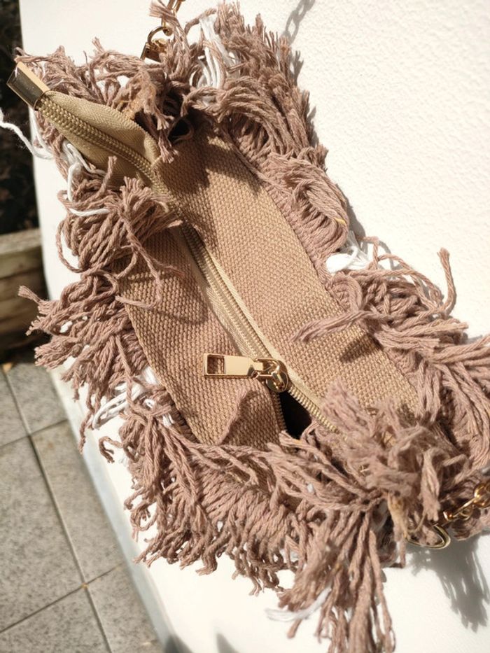 sac beige marron coton dacon paille - photo numéro 4